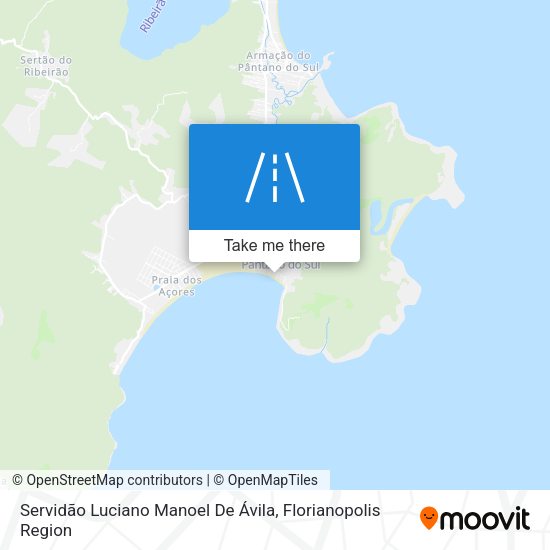 Servidão Luciano Manoel De Ávila map