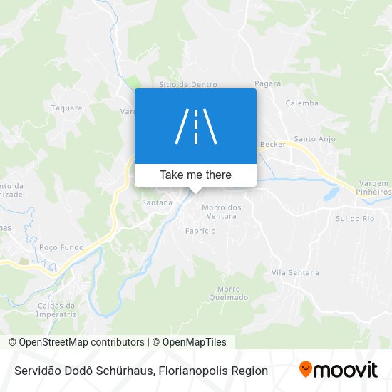 Servidão Dodô Schürhaus map