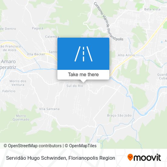 Servidão Hugo Schwinden map