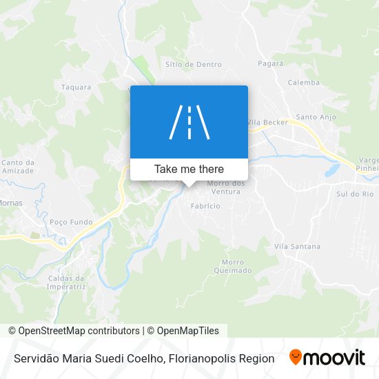 Servidão Maria Suedi Coelho map