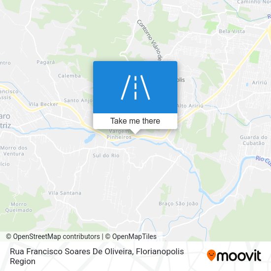 Rua Francisco Soares De Oliveira map