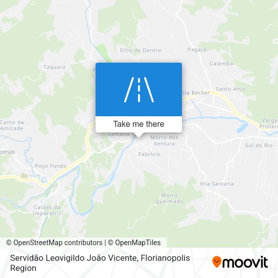 Servidão Leovigildo João Vicente map