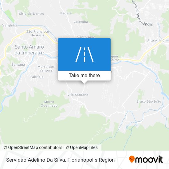 Servidão Adelino Da Silva map