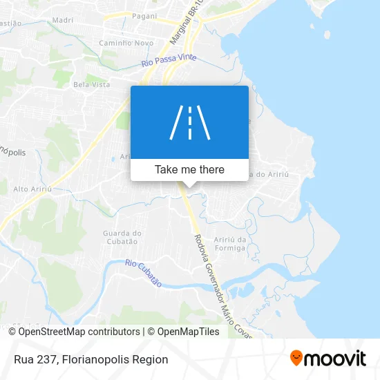 Rua 237 map