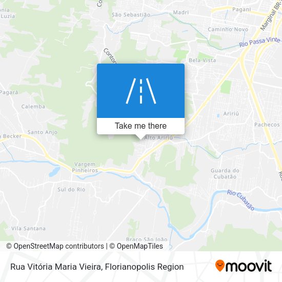 Rua Vitória Maria Vieira map