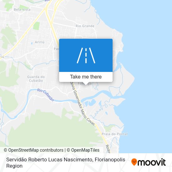 Servidão Roberto Lucas Nascimento map