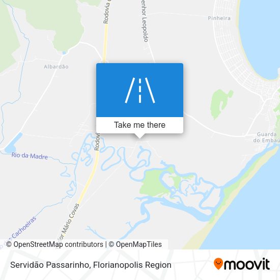 Servidão Passarinho map