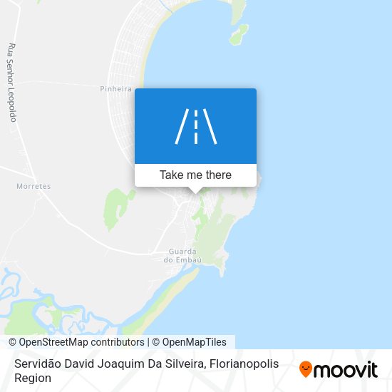 Servidão David Joaquim Da Silveira map