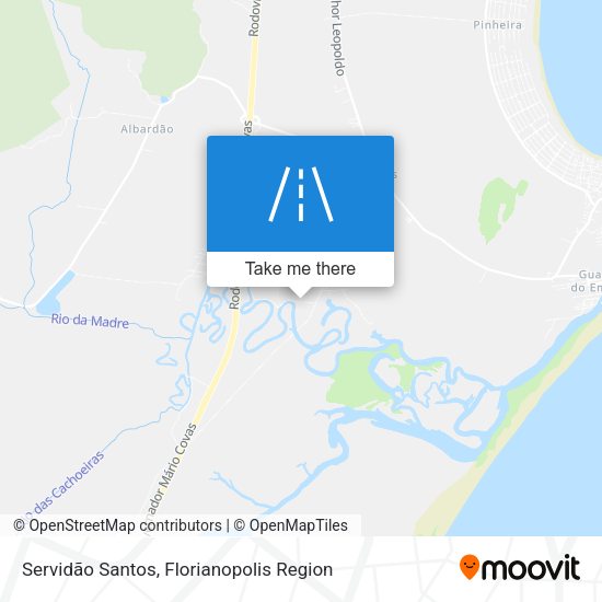 Servidão Santos map
