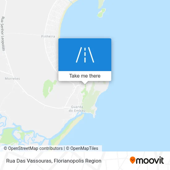 Rua Das Vassouras map