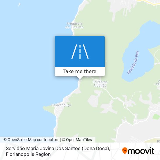 Mapa Servidão Maria Jovina Dos Santos (Dona Doca)