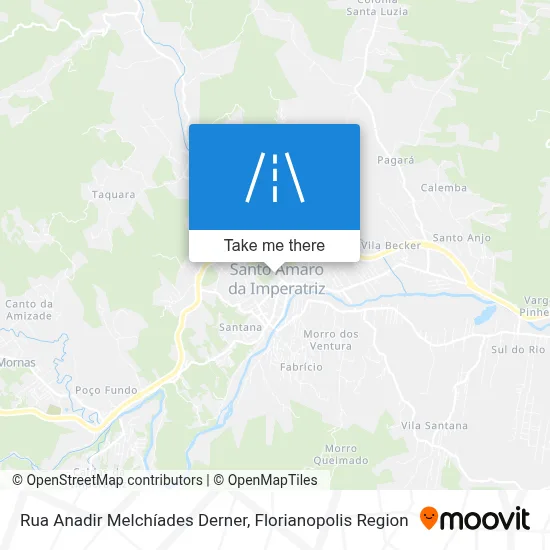 Rua Anadir Melchíades Derner map