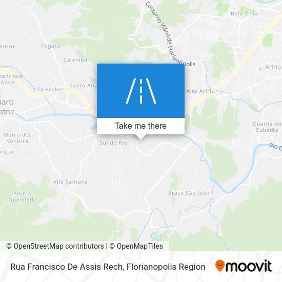 Rua Francisco De Assis Rech map