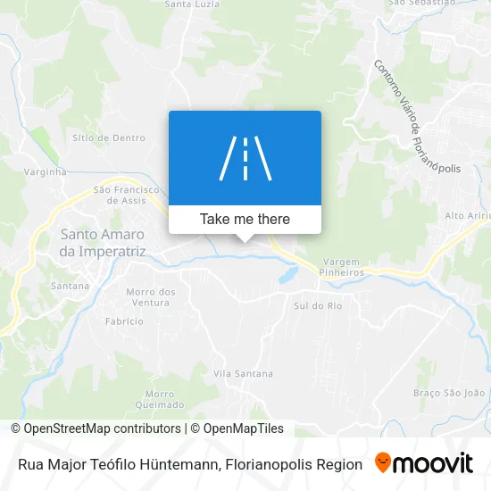 Rua Major Teófilo Hüntemann map