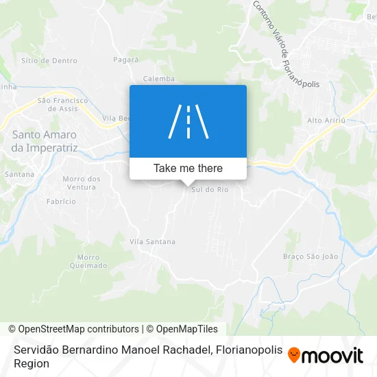 Servidão Bernardino Manoel Rachadel map