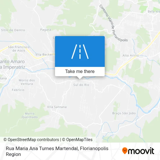 Rua Maria Ana Turnes Martendal map