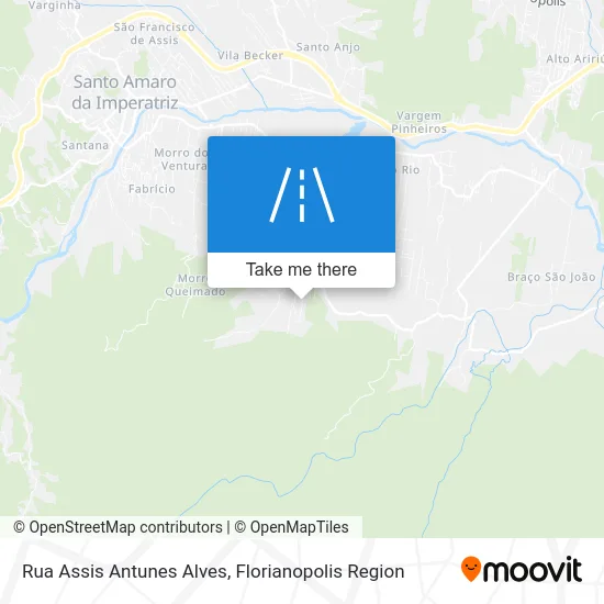 Rua Assis Antunes Alves map