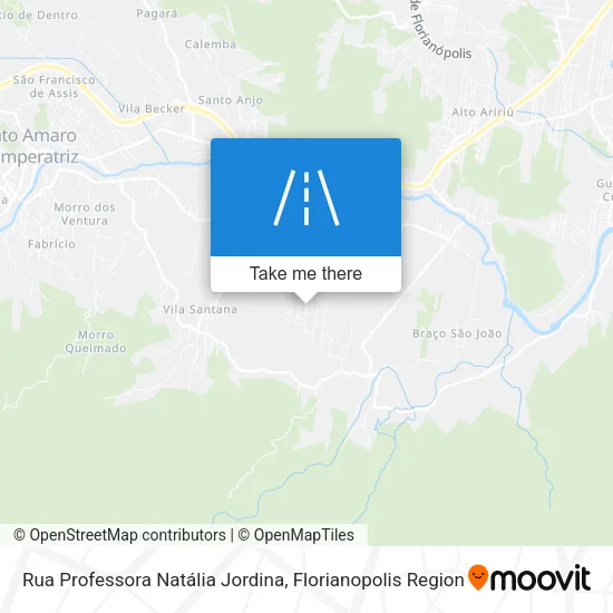 Rua Professora Natália Jordina map