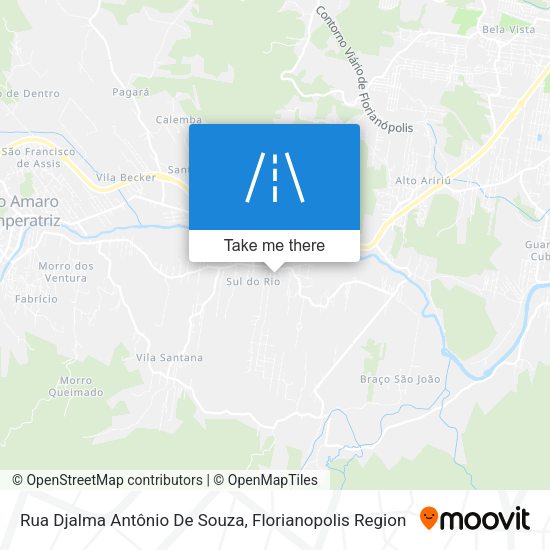 Rua Djalma Antônio De Souza map