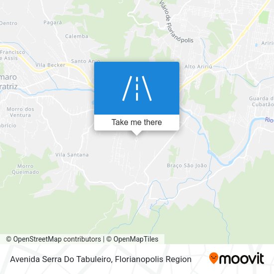 Avenida Serra Do Tabuleiro map