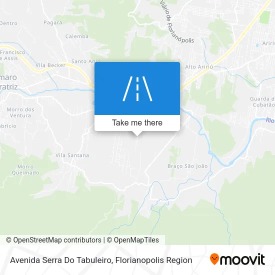 Avenida Serra Do Tabuleiro map