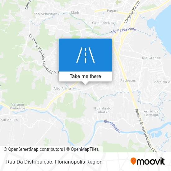 Rua Da Distribuição map