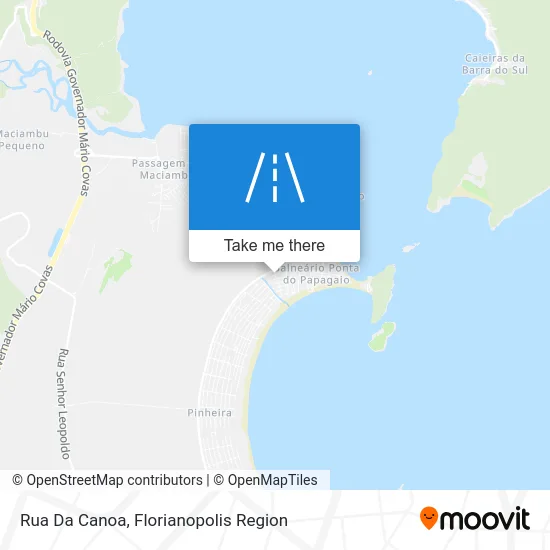 Rua Da Canoa map