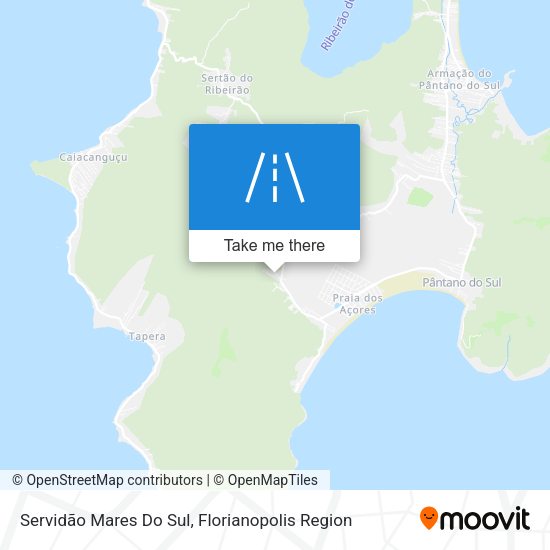 Servidão Mares Do Sul map