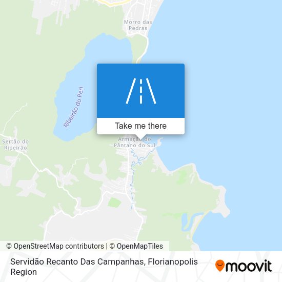 Servidão Recanto Das Campanhas map