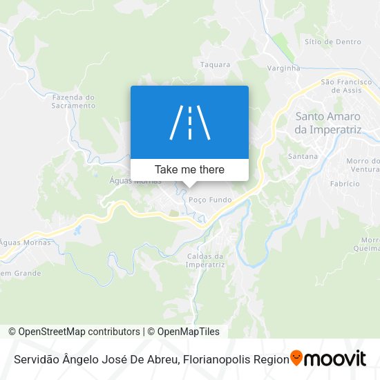 Servidão Ângelo José De Abreu map