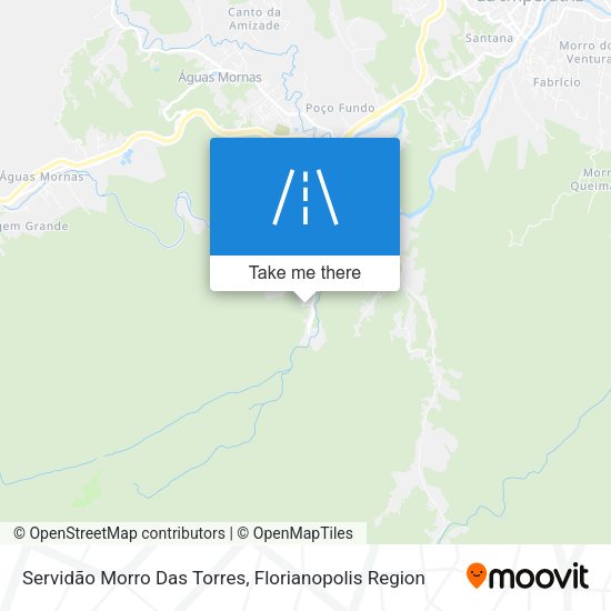 Servidão Morro Das Torres map