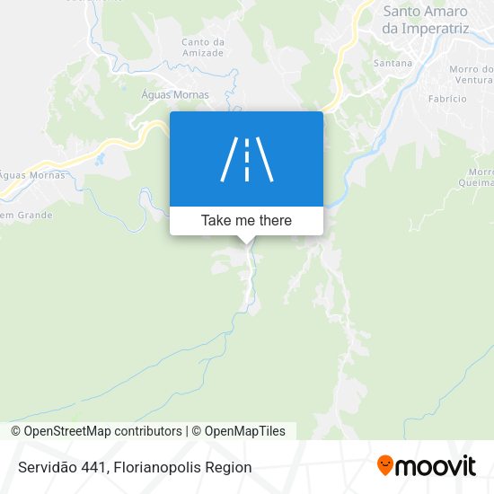 Servidão 441 map
