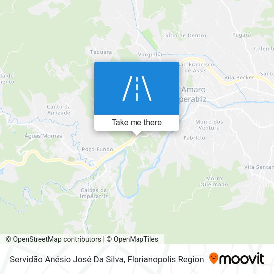 Servidão Anésio José Da Silva map