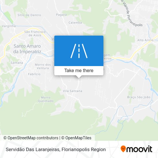 Servidão Das Laranjeiras map