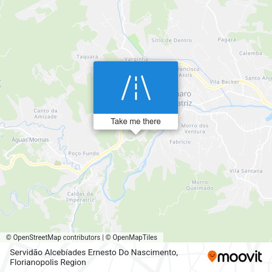 Servidão Alcebíades Ernesto Do Nascimento map