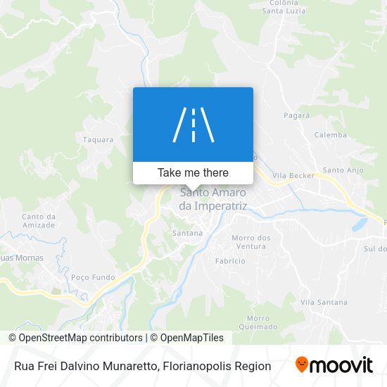 Rua Frei Dalvino Munaretto map