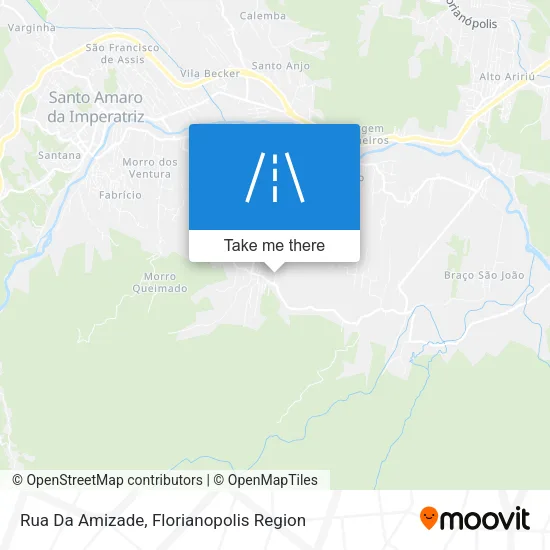 Rua Da Amizade map