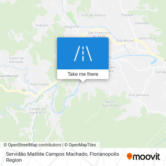 Servidão Matilde Campos Machado map