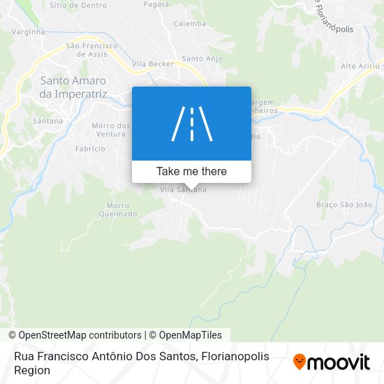 Rua Francisco Antônio Dos Santos map