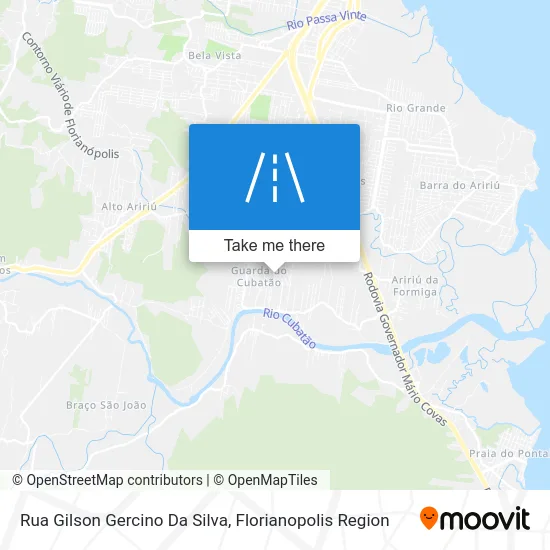 Rua Gilson Gercino Da Silva map