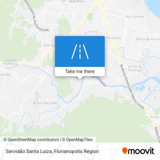 Servidão Santa Luíza map