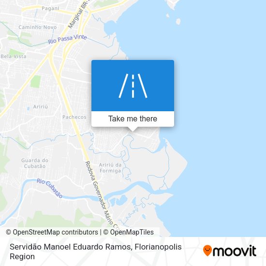 Servidão Manoel Eduardo Ramos map