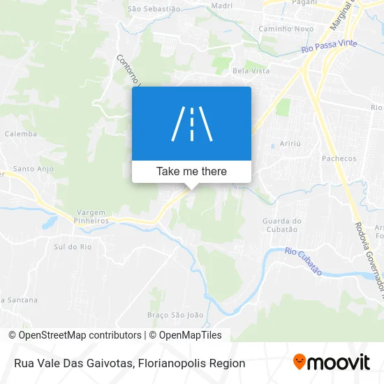 Rua Vale Das Gaivotas map
