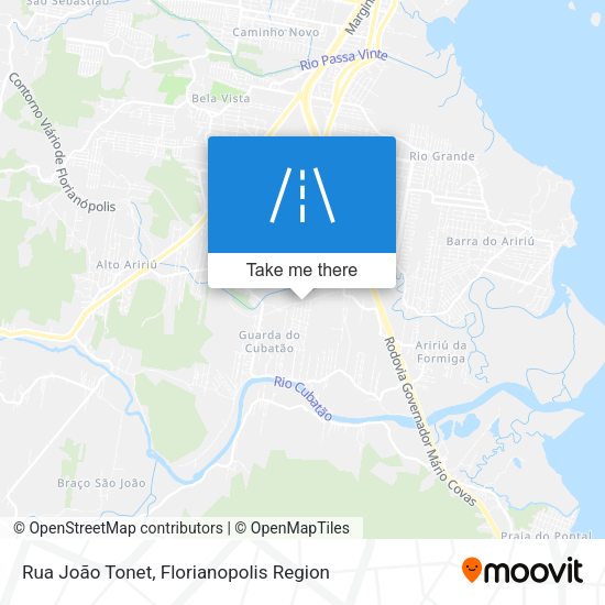 Rua João Tonet map
