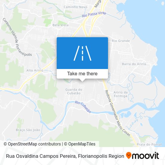 Rua Osvaldina Campos Pereira map