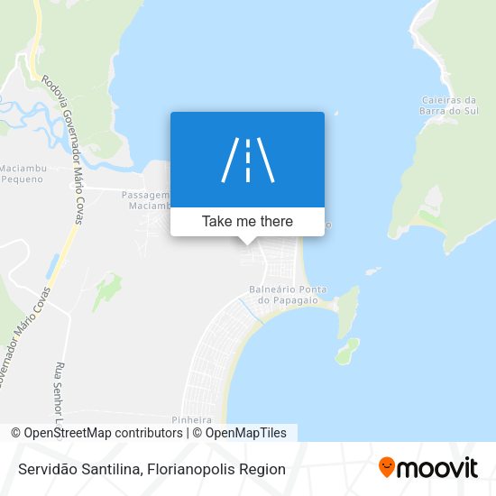 Servidão Santilina map