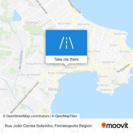 Rua João Corrêa Sobrinho map