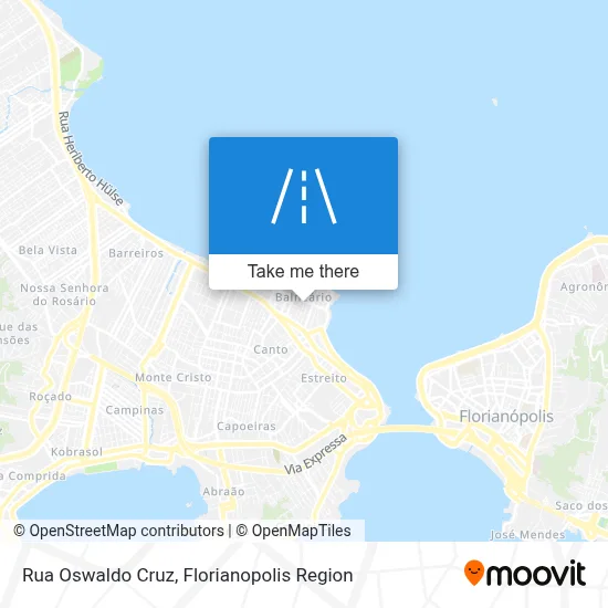 Rua Oswaldo Cruz map