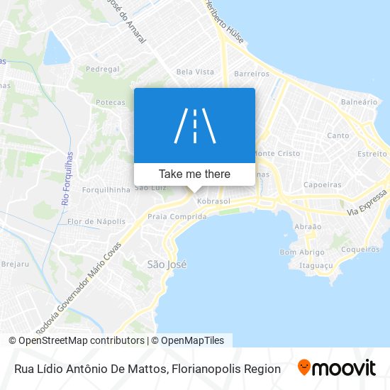 Rua Lídio Antônio De Mattos map