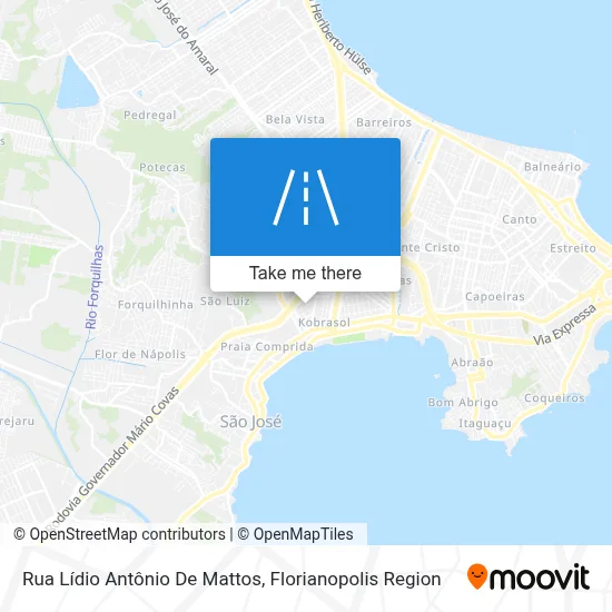 Rua Lídio Antônio De Mattos map